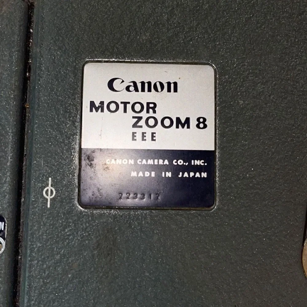 Vintage Canon 8mm Movie Moto Zoom 8 EER Camera 1960’s Untested